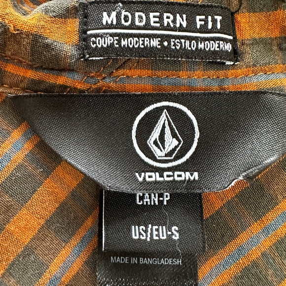 Men’s Small Modern Fit Volcom Casual Button Down Shirt - Picture 5 of 7